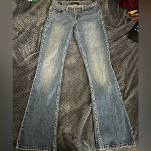 vintage 524 super low rise bootcut flared levis size 3
